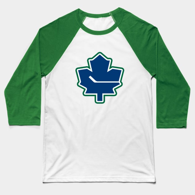 Leafs - Canucks logo mashup Baseball T-Shirt by phneep